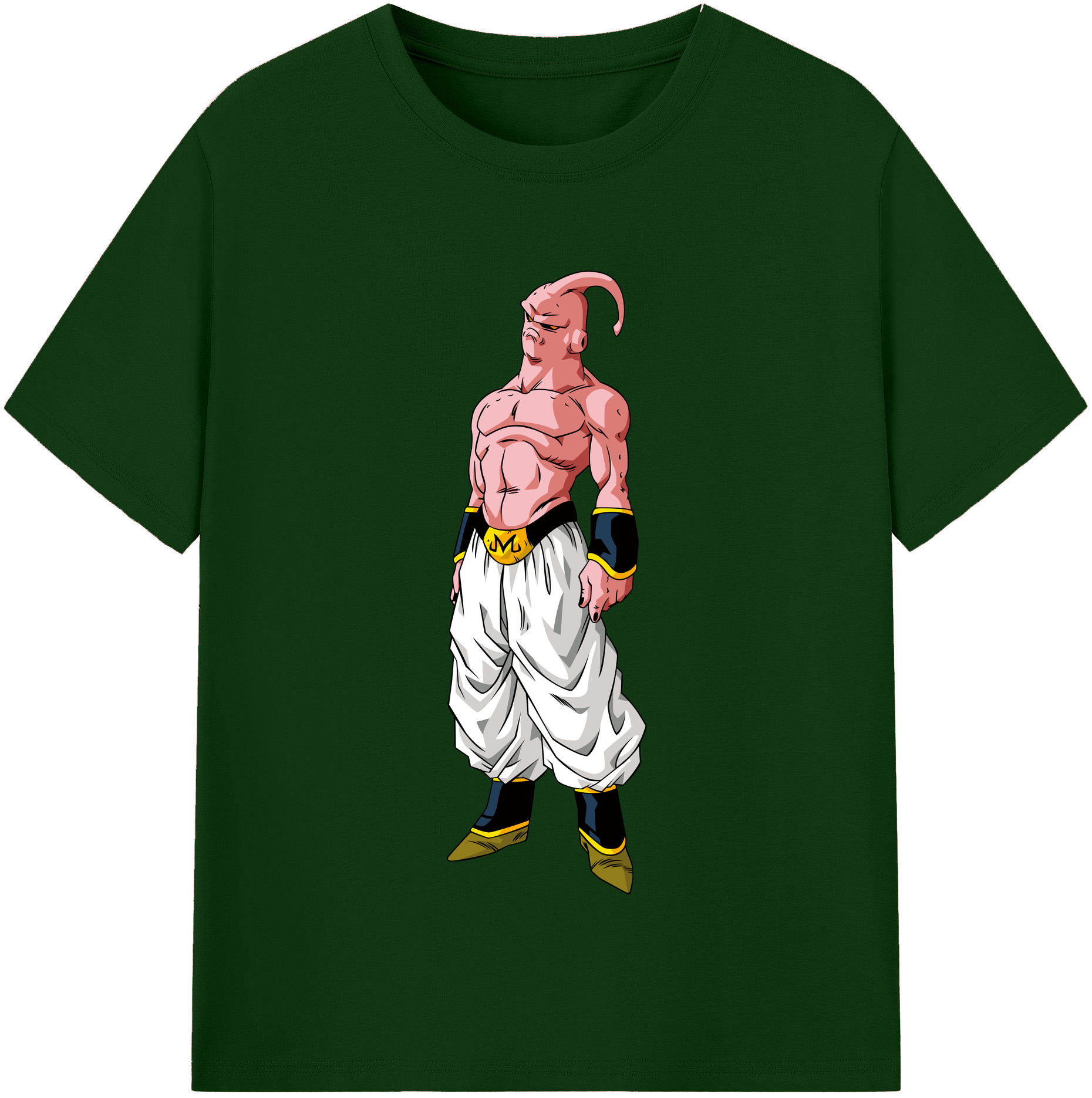 （画像用） ドラゴンボール 魔人ブウ DRAGON BALL Majin Buu 綿100％半袖Tシャツ（フロントプリント）